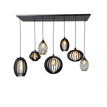 Divers hanglampenset met plafondplaat - productfoto