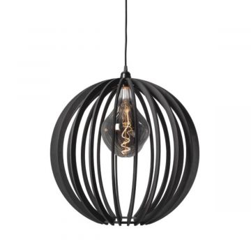 Zwart ronde hanglamp - productfoto