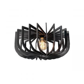 Moderne plafondlamp met stijlvol design in het zwart - productfoto