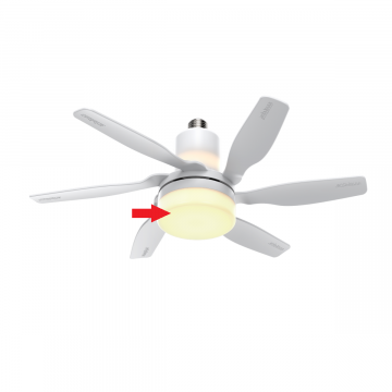 Capot blanc pour module ventilateur